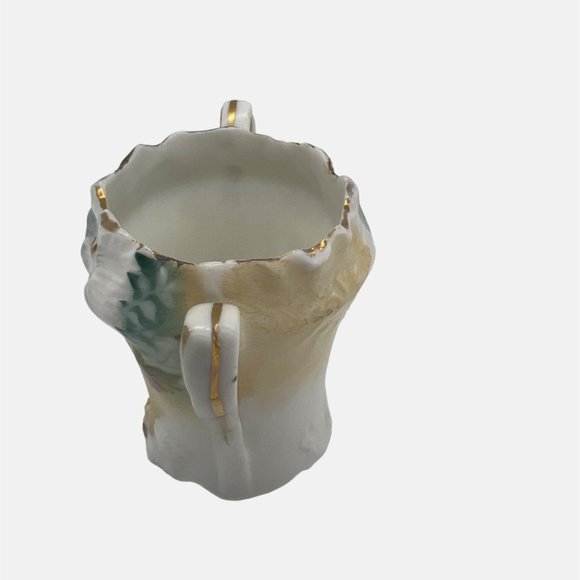 RS Prussia Two Handled Toothpick Holder Carnation Mold Reinhold Schlegelmilch - Picture 5 of 6